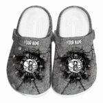 customized brooklyn nets cracked ground texture clog best selling