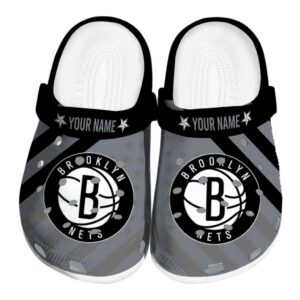 customized brooklyn nets star spangled graphic clog best selling