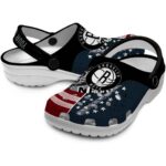 customized brooklyn nets star spangled side pattern clog best selling