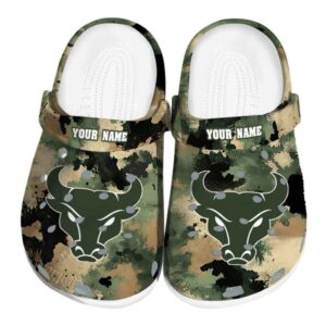 customized buffalo bulls camouflage craze clog best selling