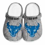 customized buffalo bulls cracked texture clog best selling