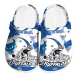 customized buffalo bulls football helmet clog best selling
