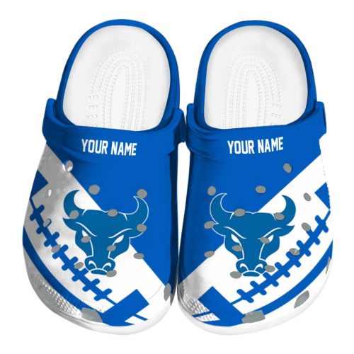 customized buffalo bulls football motif clog best selling