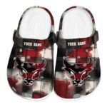 Customized Buffalo Bulls Plaid Fusion Clog 1 customized buffalo bulls plaid fusion clog best selling