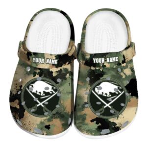 customized buffalo sabres camouflage craze clog best selling