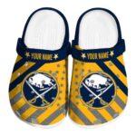 customized buffalo sabres star spangled graphic clog best selling