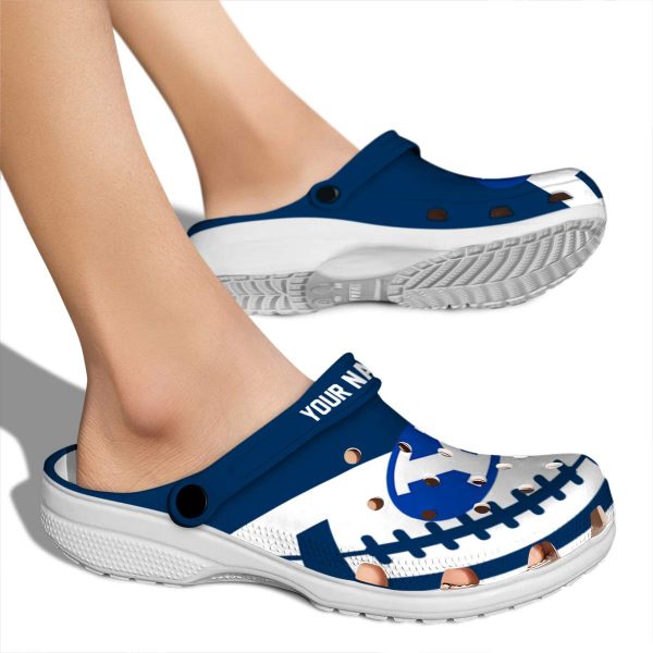 customized byu cougars football motif clog fashion forward