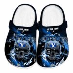 customized byu cougars gothic skull clog best selling