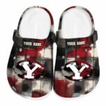 customized byu cougars plaid fusion clog best selling