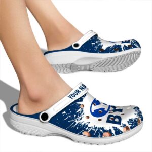 customized byu cougars splash art clog fashion forward