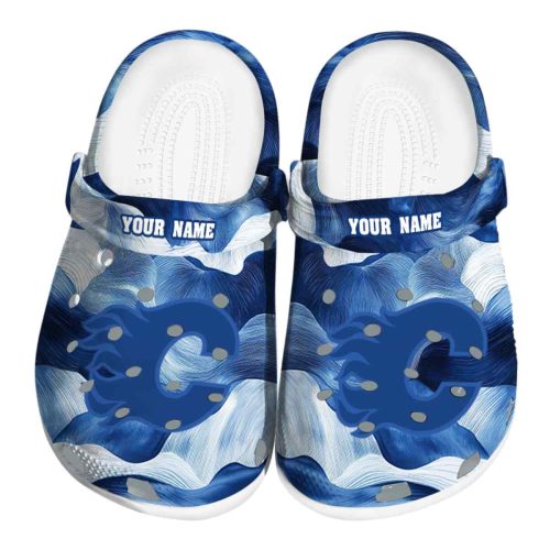 customized calgary flames ocean waves clog best selling