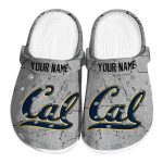 customized california golden bears cracked texture clog best selling
