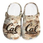 customized california golden bears desert camo clog best selling