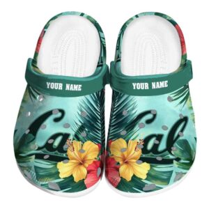 customized california golden bears tropical vibes clog best selling