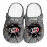 customized carolina hurricanes cracked ground texture clog best selling