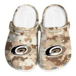 customized carolina hurricanes desert camo clog best selling