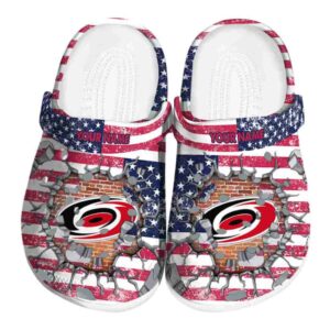 customized carolina hurricanes freedom splinter clog best selling