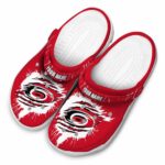 customized carolina hurricanes splash motif background clog best selling