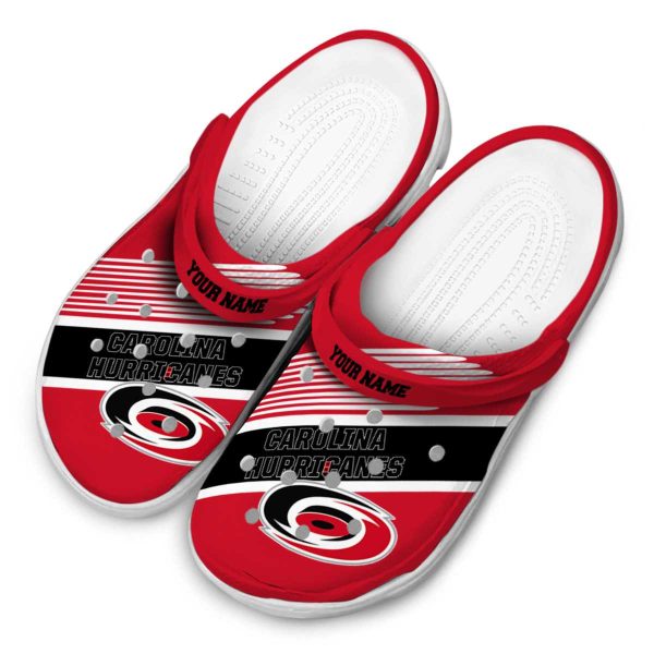 customized carolina hurricanes vibrant dual tone clog latest model