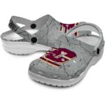 customized central michigan chippewas cracked texture clog best selling