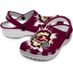 customized central michigan chippewas gripping hand clog best selling