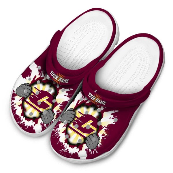 customized central michigan chippewas gripping hand clog latest model