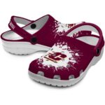 customized central michigan chippewas splatter background clog best selling