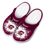 customized central michigan chippewas splatter background clog best selling
