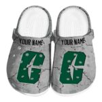 customized charlotte 49ers cracked texture clog best selling