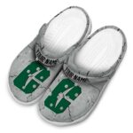 customized charlotte 49ers cracked texture clog best selling