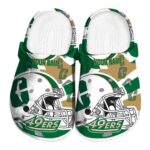 customized charlotte 49ers football helmet clog best selling