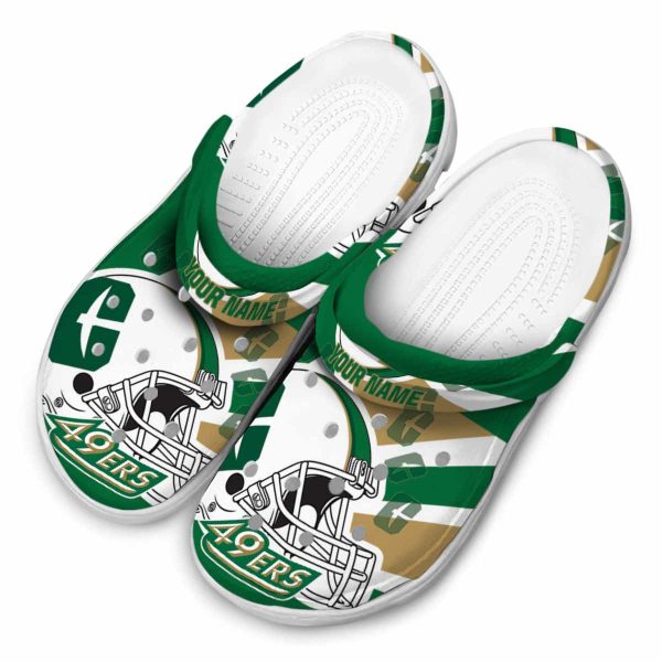 customized charlotte 49ers football helmet clog latest model