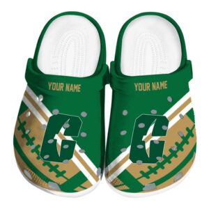 customized charlotte 49ers football motif clog best selling
