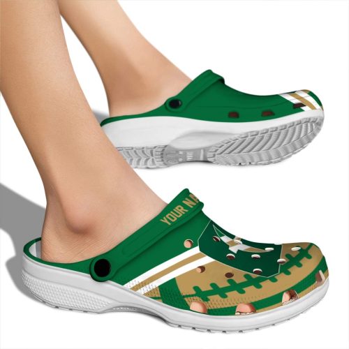 customized charlotte 49ers football motif clog fashion forward