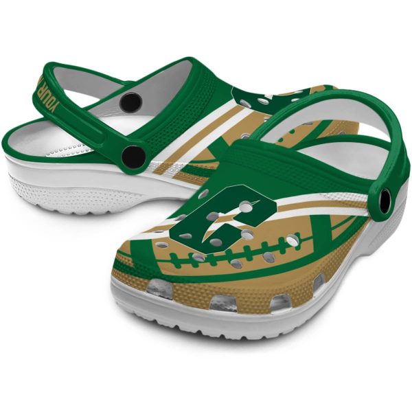 customized charlotte 49ers football motif clog high quality