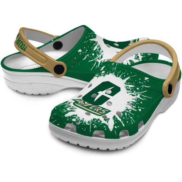 customized charlotte 49ers splash art clog high quality