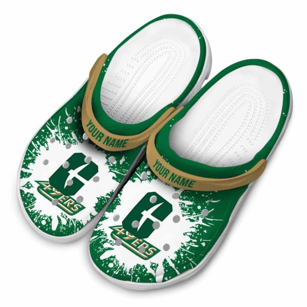 customized charlotte 49ers splash art clog latest model