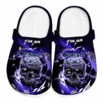 customized charlotte hornets gothic skull clog best selling