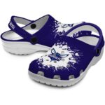 customized charlotte hornets splatter background clog best selling