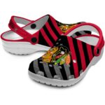 customized chicago blackhawks star spangled graphic clog best selling