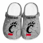 customized cincinnati bearcats cracked texture clog best selling