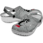 customized cincinnati bearcats cracked texture clog best selling