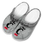 customized cincinnati bearcats cracked texture clog best selling