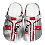 customized cincinnati bearcats pinstripe pattern clog best selling