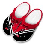 customized cincinnati bearcats striped accents clog best selling