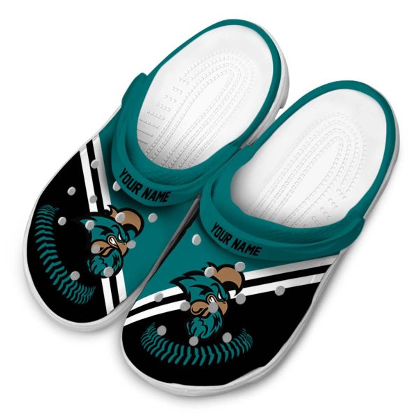 customized coastal carolina chanticleers baseball motif clog latest model