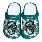 customized coastal carolina chanticleers gripping hand clog best selling