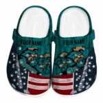 customized coastal carolina chanticleers star spangled side pattern clog best selling