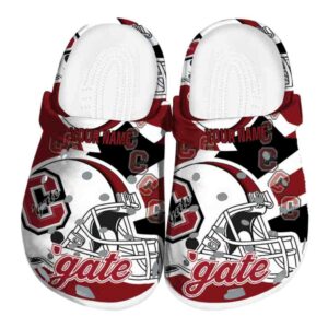 customized colgate raiders football helmet clog best selling