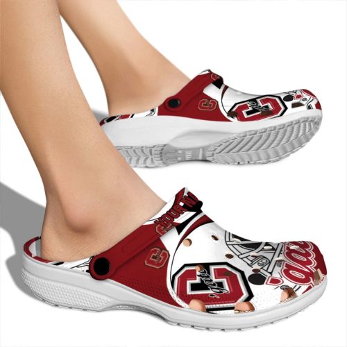 customized colgate raiders football helmet clog fashion forward